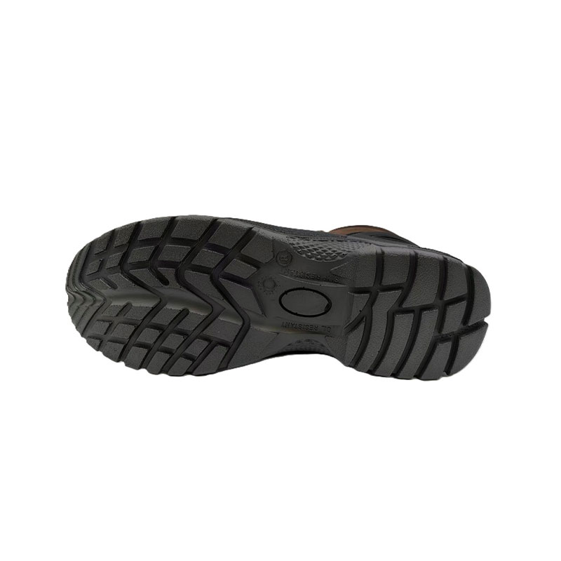 Crazy Horse Leather Anti-slip Safety Shoes